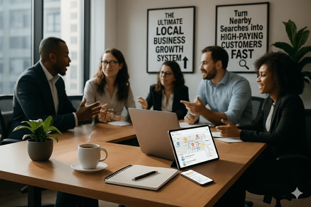 The Ultimate Local Business Growth System: Turn Nearby Searches into High-Paying Customers Fast
